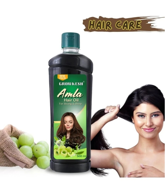 Growkesh Hair Growth Amla Oil 500 ml ( Pack of 1 )