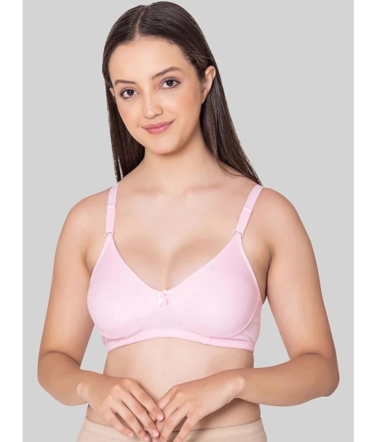 Bodycare Pink Cotton Blend Non Padded Women's Everyday Bra ( Pack of 1 ) - None