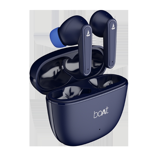 boAt Airdopes 115 | Earbuds with 13mm drivers, BEAST™ Mode for Gamers, ENx™ Technology Blue