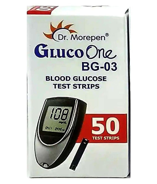 Dr Morepen Gluco one 50 strips Expiry - Oct 2022 GLUCO ONE 50 STRIPS Feb-2024