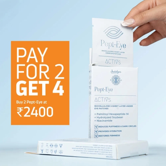 Pay for 2 Get 4 : Pept Eye - Biocellulose 3-Sheet Layer Under Eye Patches