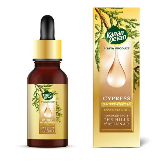 Kanan Devan Essential Oil, A TATA Product, Cypress, Pure & Natural, 15ml