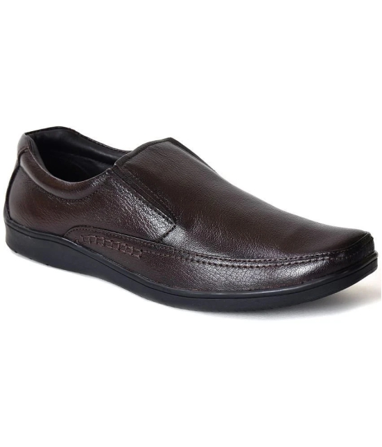 Ajanta - Brown Mens Slip On Formal Shoes - None