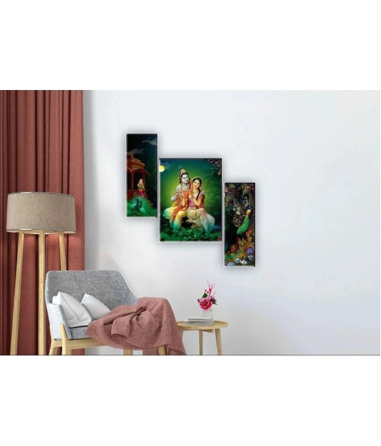 Saf Radha krishna modern art MDF Painting Without Frame