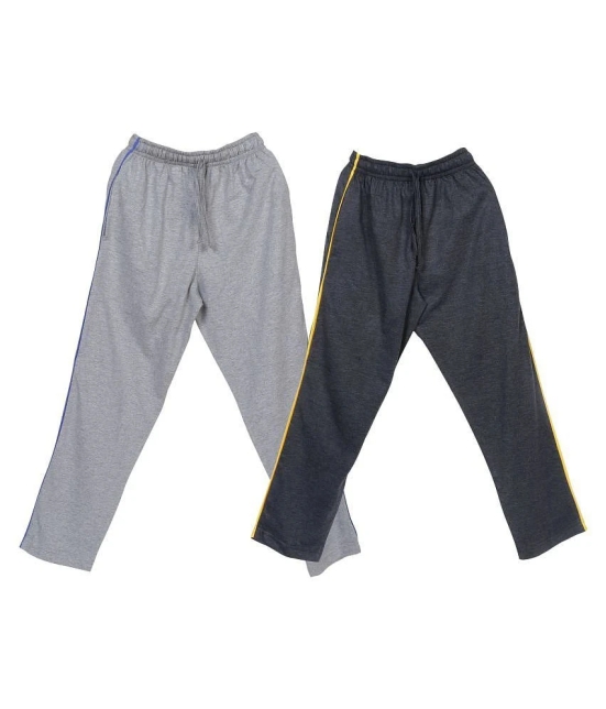 Neo Garments Boys Cotton Combo Trackpant. GREY & CARBON. (Sizes from 1yrs To 14yrs). - None