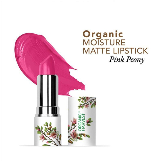 Organic Moisture Matte Lipstick - Pink Peony