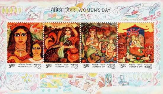 India Women's Day Miniature Sheet