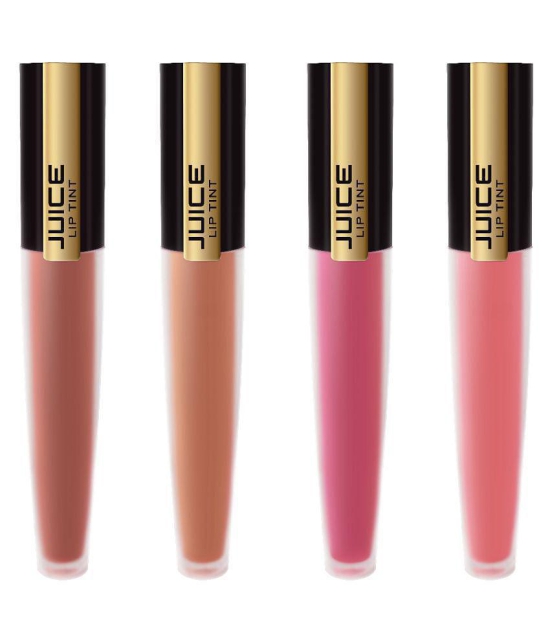 Juice NUDE,CHOCOLATE,PINK,WINEBERRY Liquid Lipstick M-70,M-74,M-84,M-94 Multi Pack of 4 16 mL