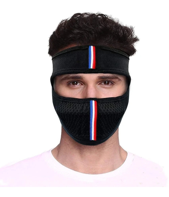 ZAYSOO Black Cotton Anti Pollution Mask ( Pack of 1 )