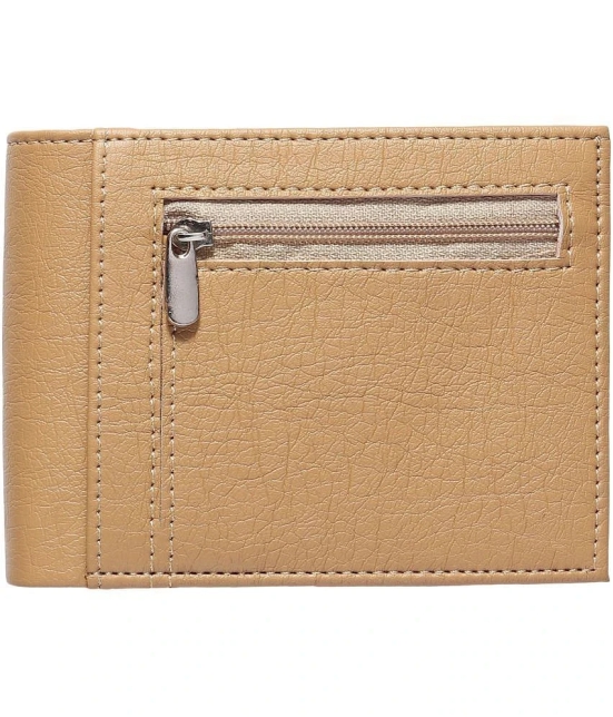 samtroh - PU BEIGE Mens Regular Wallet ( Pack of 1 ) - Beige