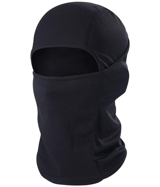 FITMonkey - Black Anti Pollution Face Cover Balaclava Mask ( Pack of 1 )