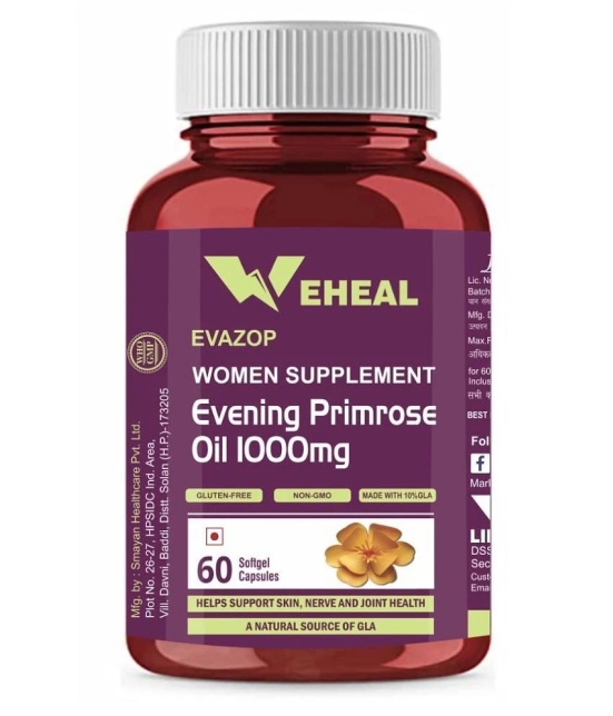 WEHEAL EVAZOP EVENING PRIMROSE OIL 1000MG Capsule 1000mg