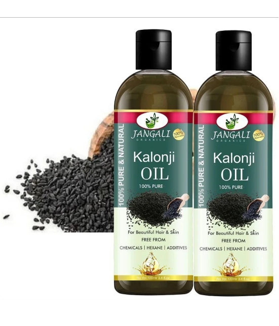 Pure Jangali Organics Hair Growth Kalonji Oil 200 ml ( Pack of 2 )