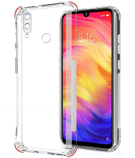 Case Vault Covers - Transparent Silicon Silicon Soft cases Compatible For Xiaomi Redmi Note 7 Pro ( Pack of 1 ) - Transparent