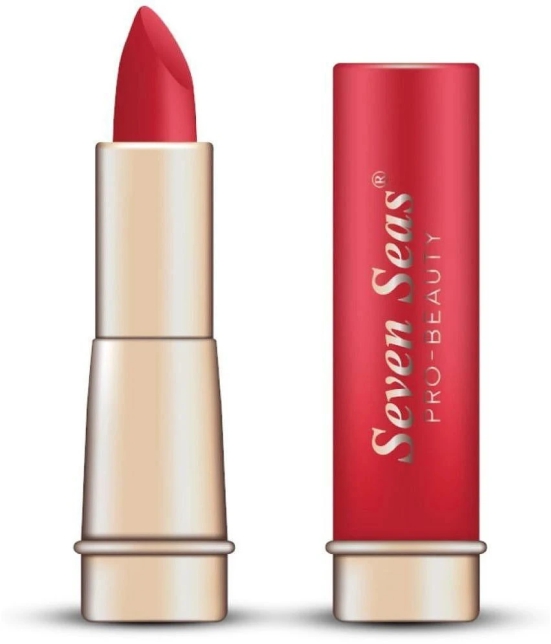 Seven Seas Stay Classy Matte Lipstick, Waterproof Lipstick for Women_Amarathan Red 3.5g