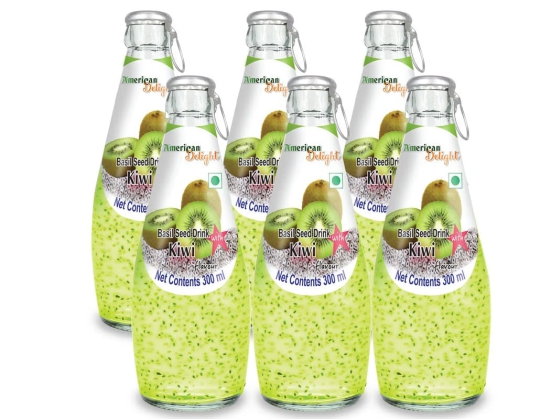 American Delight Basil Drink Kiwi, 290 Ml