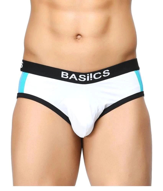 Basiics By La Intimo White Brief Single - L