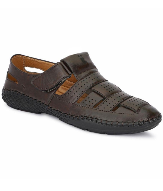 Buxton - Brown Mens Sandals - None