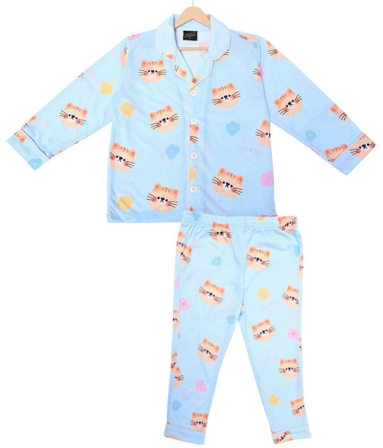 Printed Night Suit for Kids by Cremlin Clothing for Boys - None