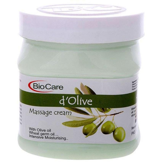 Biocare DOlive Massage Cream With Wheat Germ Extract 500 gm