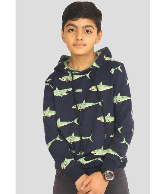 Ariel - Navy Blue Cotton Boys Sweatshirt ( Pack of 1 ) - None