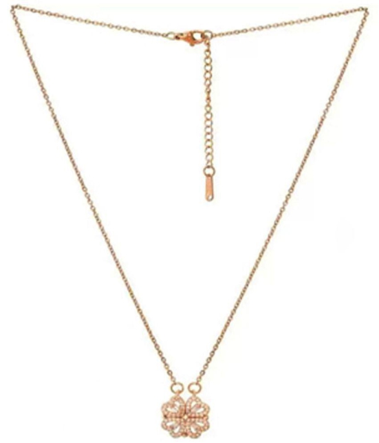 gilher - Rose Gold Plated Chain ( Pack of 1 ) - Rose Gold