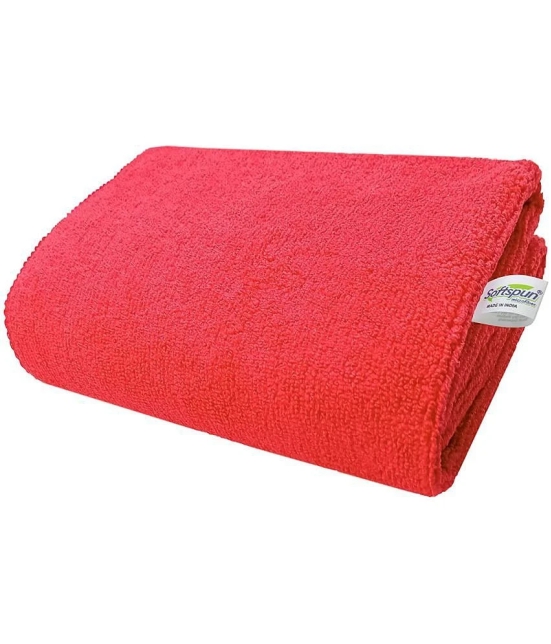 SOFTSPUN Single Gym Towel Red