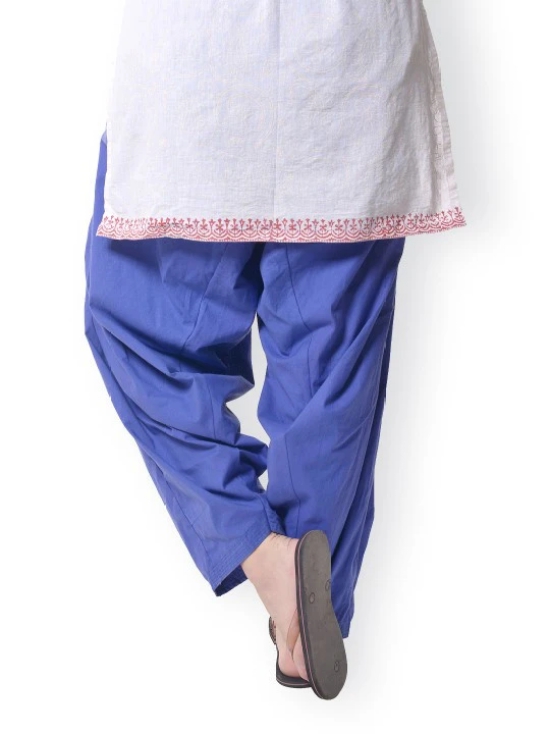 Women White Patiala Pants