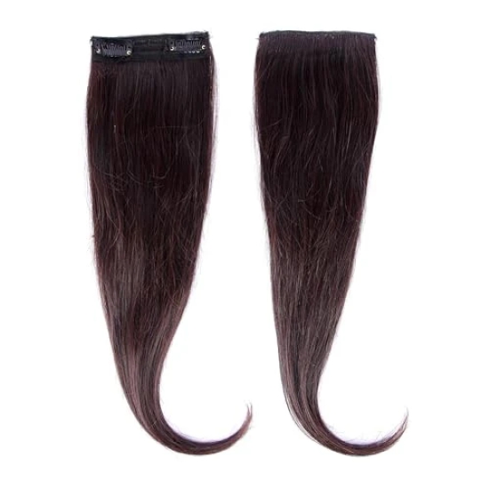 RefynHair - Clip In (2 Clip) Hair Extension | 22 Inch | 20 Gr | Natural Black | Premium Remy 100% Human Hair - Natural Look & Feel | Long Lasting Value | Boosts Confidence | Clip On