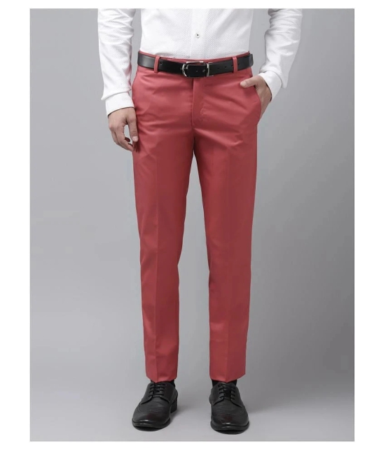 Hangup - Pink Cotton Blend Regular-Fit Mens Chinos ( Pack of 1 ) - None