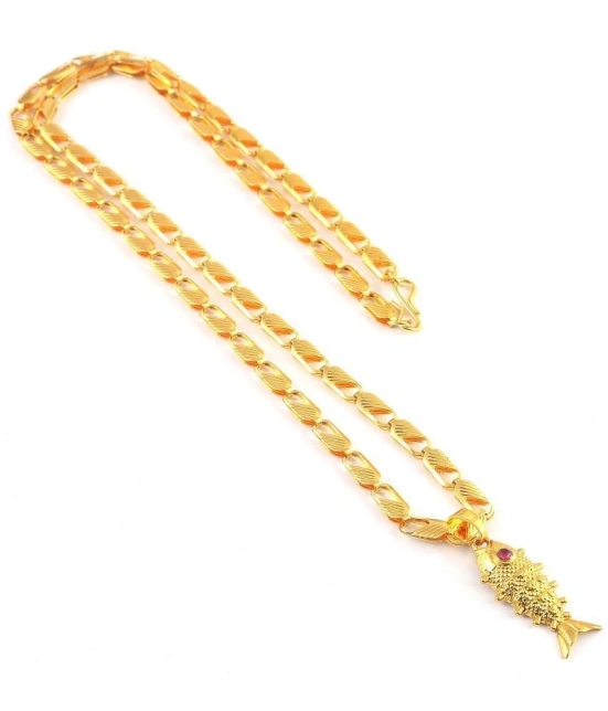 Jewar Mandi - Gold Pendant ( Pack of 1 ) - Gold