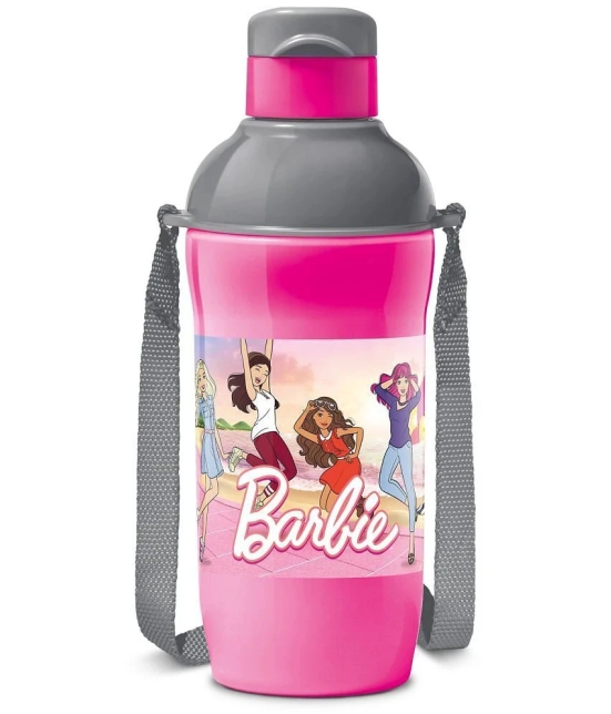 Milton STEEL BARBIE 400 Grey Water Bottle 390 ml (Set of 1) - Grey