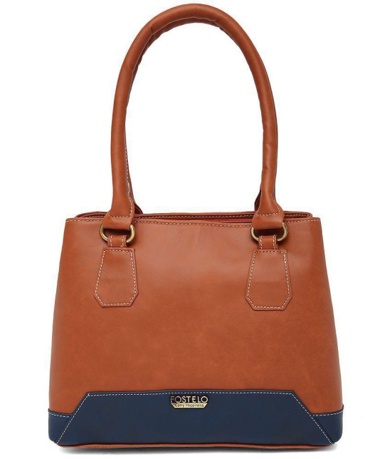 Fostelo - Tan  PU Shoulder Bag - Tan