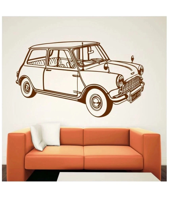 Decor Villa Mr. Bean car Vinyl Wall Stickers