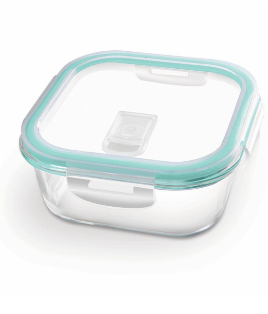 Treo By Milton Hi Borosilicate Clip Fresh Square Container, 800 ml, 1 Piece