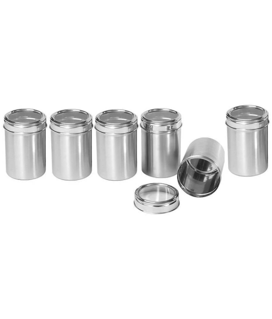 Dynore Steel Food Container Set of 6 1000 mL - Silver