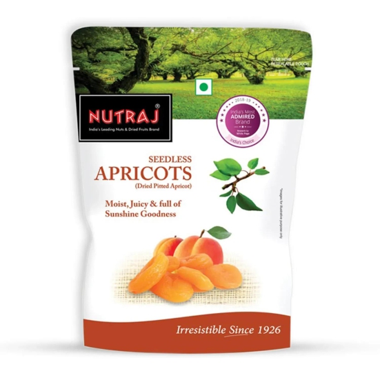 Nutraj Premium Dried Pitted Turkish Apricots 200gm 200g