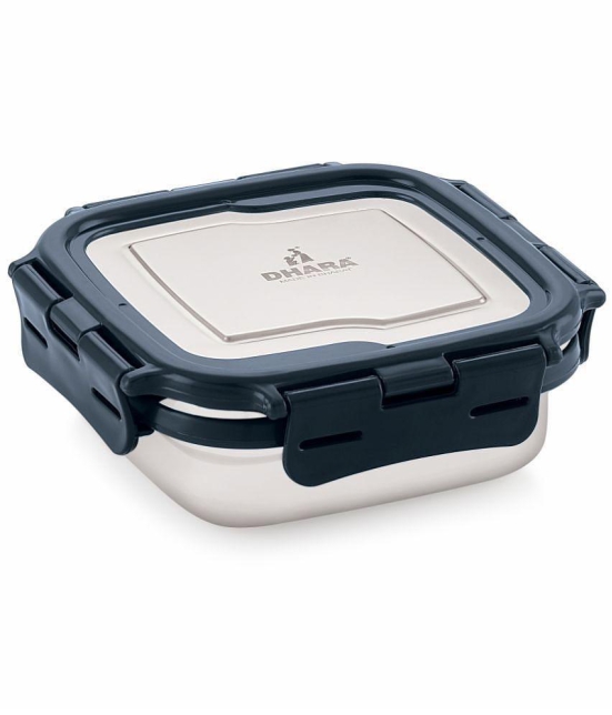 Dhara Stainless Steel Blaze Stainless Steel Insulated Lunch Box 1 - Container ( Pack of 1 )