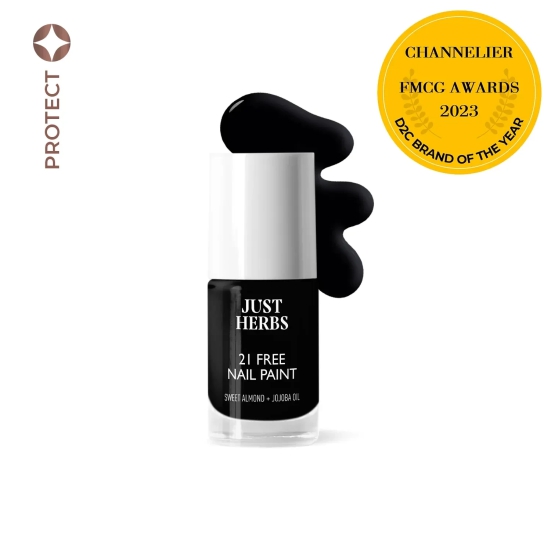 Nail Paints | 21-Free Formula - 6ml Black Berry