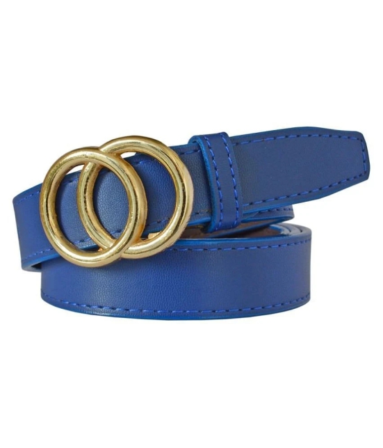 Loopa Blue PU Casual Belt - None