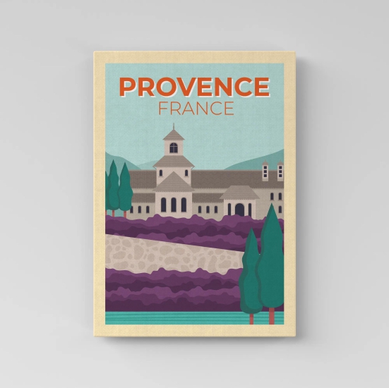 Provence France-A2 / Gallery Wrap Canvas