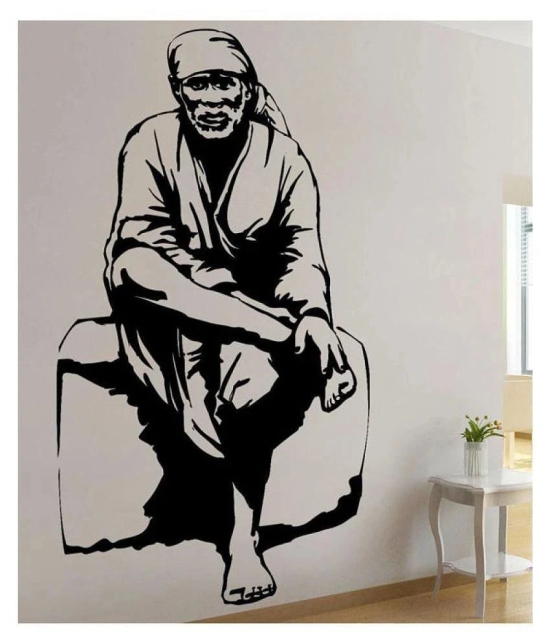 Print Mantras Sai Baba Religious & Inspirational Sticker ( 96 x 53 cms ) - L