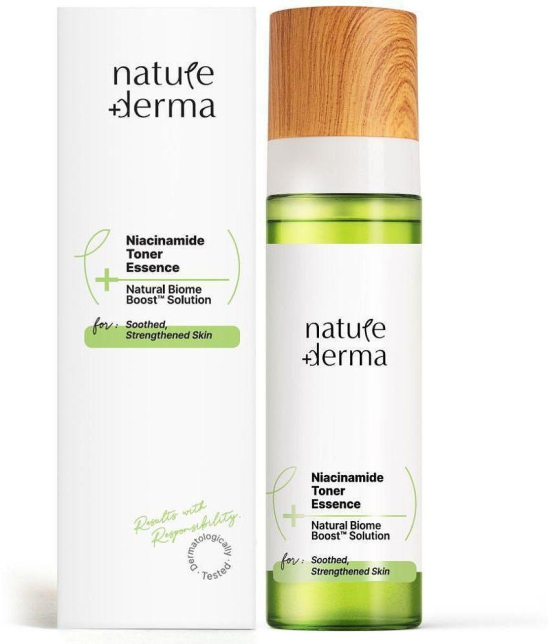 Nature Derma Niacinamide Toner Essence with Natural Biome-BoostSolution For Soothed Skin.