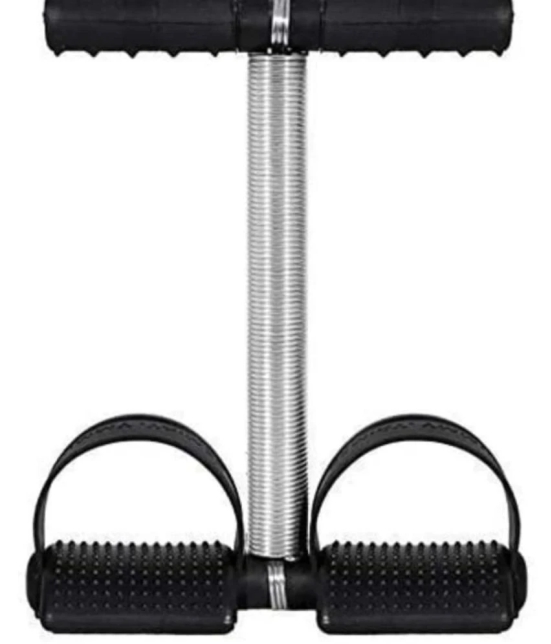 Single Spring Tummy Trimmer For Home Gym Workout - Black