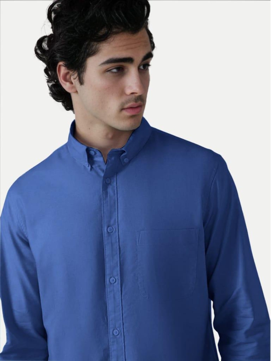 Mens Blue Oxford shirt