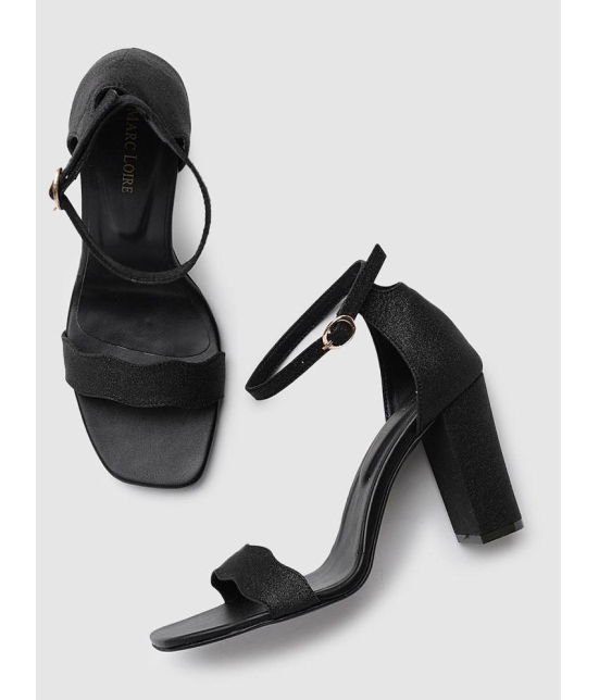 MARC LOIRE - Black Women's Sandal Heels - None