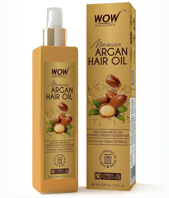 WOW Skin Science Moroccan Argan Hair Oil 200 ML