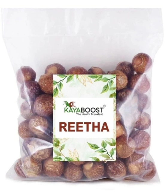 KAYABOOST Dried Reetha Nuts/Whole/Soapnuts for Hair, 100% Natural (Raw form) (200 g)