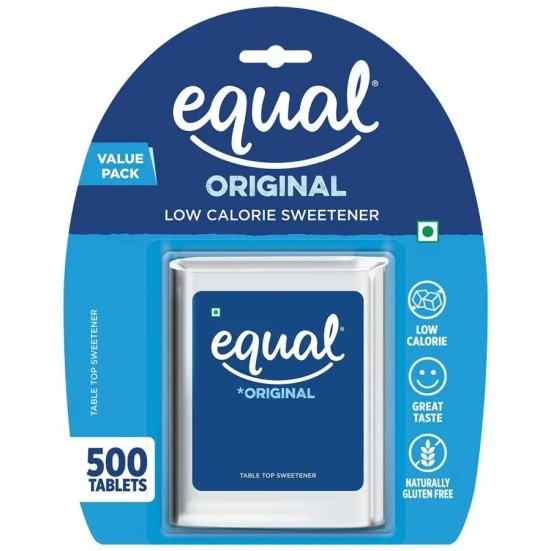 Equal Original Low Calorie Sweetener - Great Taste, Naturally Gluten Free, 50 gm