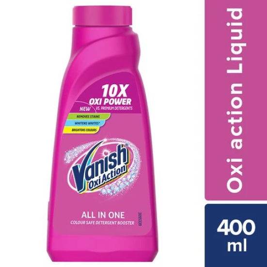 Vanish Liquid - Expert Stain Removal Laundry Additive, 400 ml Bottle